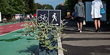 Велодорожки в парке "Сокольники" сделали противоскользящими