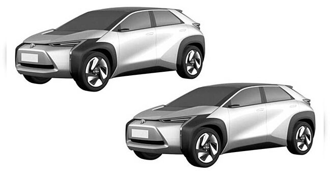 Toyota подала патентную заявку на два электрических кроссовера