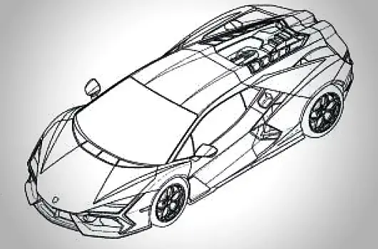 Появились патентные изображения преемника Lamborghini Aventador