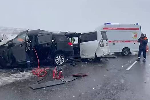 Пять человек стали жертвами ДТП на трассе в Тыве