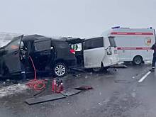 Пять человек стали жертвами ДТП на трассе в Тыве