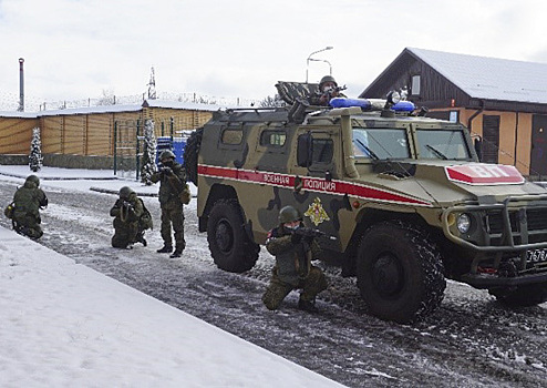 На базе учебного центра военной полиции ВС РФ во Владикавказе проходят занятия по программе повышения квалификации