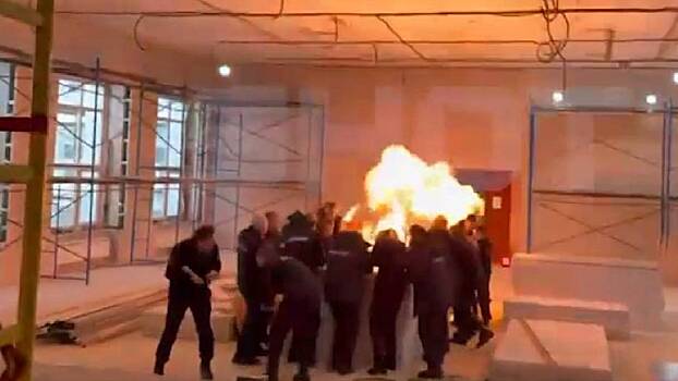 В Сети появились кадры взрыва гранаты в учебном центре МВД в Сыктывкаре