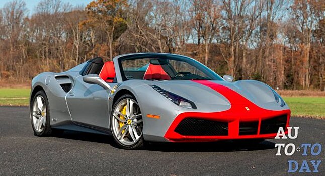 Одноразовый Ferrari 488 Spider 70th Anniversary раскрыл уникальную ливрею