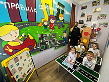 В детских садах Подмосковья открываются мини-пространства по изучению навыков безопасного поведения на дороге