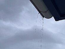 На Ноябрьск обрушилась первая майская гроза с громом и молниями