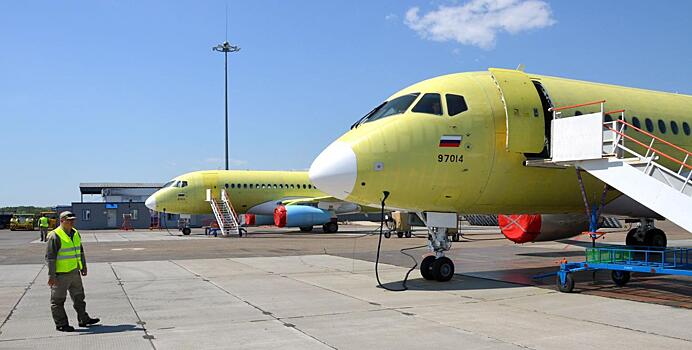 Авиазавод в Комсомольске с начала года выпустил 13 лайнеров SSJ100