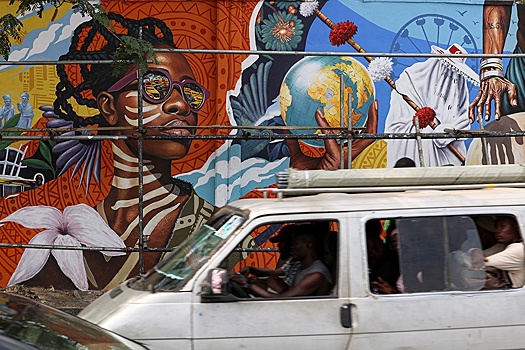 Нигерийский город Лагос превратился в галерею под открытым небом