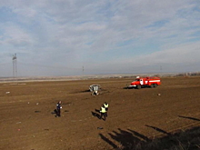 На Южном Урале «Мерседес» улетел в кювет и загорелся. Водитель погиб