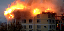 В Сочи горит пятиэтажный дом