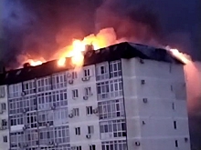 В многоквартирном жилом доме в Анапе произошел пожар