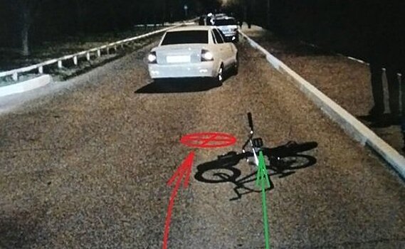 В Краснодаре водитель "Лада Приора" сбил несовершеннолетнего велосипедиста