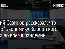 Валерий Савинов рассказал, что "спасло" экономику Выборгского района во время пандемии