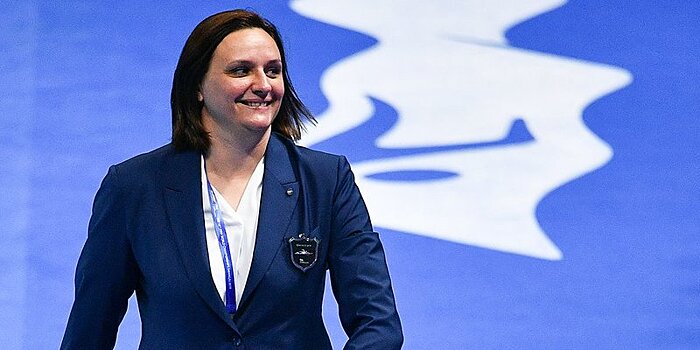 Президент Федерации санного спорта России Наталия Гарт получила почетную грамоту президента РФ