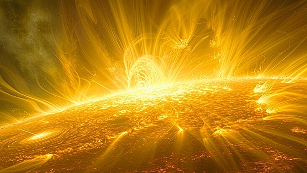 Сильная солнечная вспышка произошла в ночь на 15 ноября