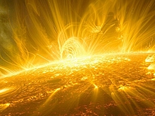 Сильная солнечная вспышка произошла в ночь на 15 ноября