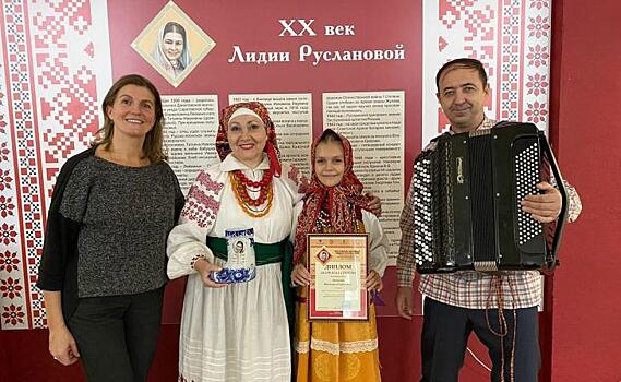 Юная певица из Курской области стала лауреатом конкурса исполнителей народной песни имени Лидии Руслановой