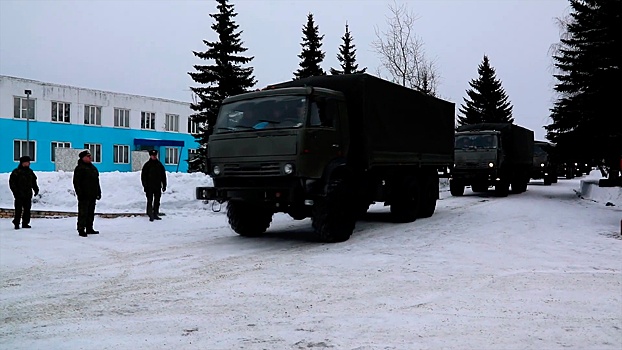 Объединение противоракетной обороны ВКС РФ отправило гуманитарную колонну в Донбасс