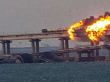 Глава парламента Крыма: повреждения на Крымском мосту будут оперативно устранены