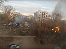 Саратовцы заметили двойной пожар на улице Иртышской