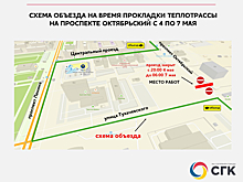 СГК перекрывает проспект Октябрьский в Кемерове