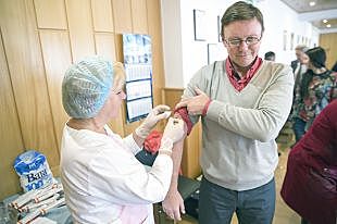 Стойленцы привиты от гриппа в рамках программы вакцинации