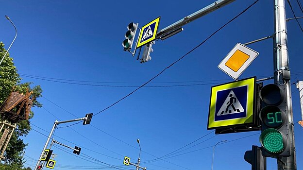 В Пензе обновили семь светофоров и подключат еще четыре
