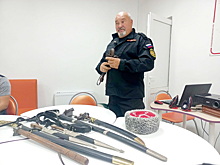 Студентов агротехникума познакомили с оружием донских казаков