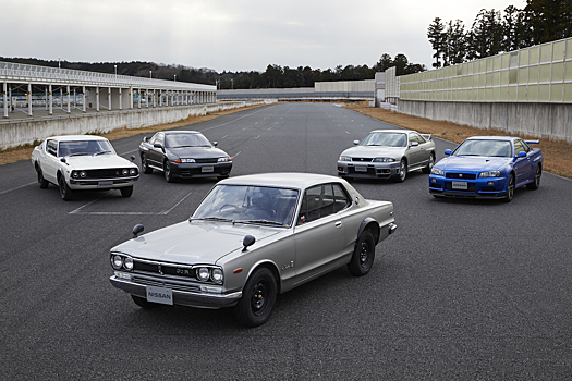 Видео: полвека истории культовых Nissan Skyline GT-R и Z за две минуты