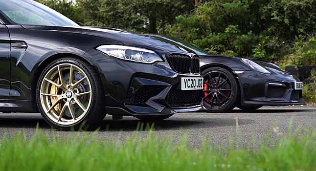 BMW M2 CS и Porsche Cayman GT4 соперничают за чемпионство в скорости