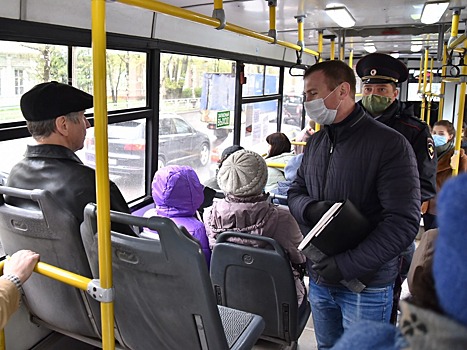 Проверки соблюдения масочного режима в Вологде проходят ежедневно