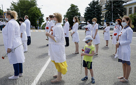 Первый в России марш врачей состоялся на Кавминводах