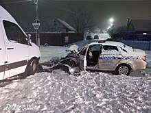 Под Курском инспекторы ДПС пострадали в дорожной аварии