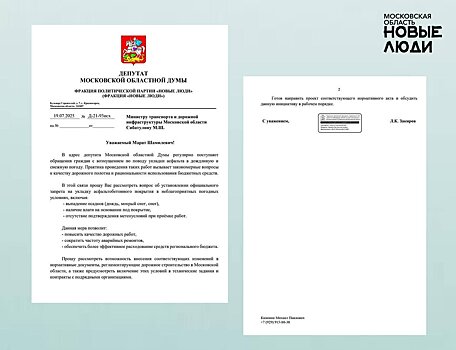 «Новые люди» предложили ввести официальный запрет на укладку асфальта в дождь и снег в Подмосковье