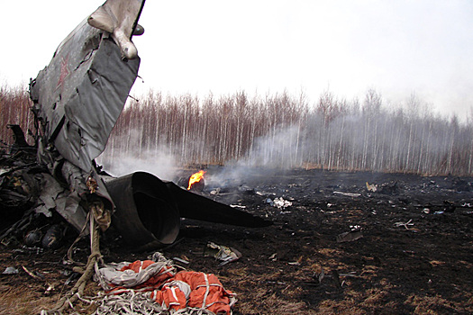 Крушение фронтового бомбардировщика Су-24 в Челябинской области в 2012 году