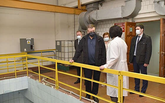Николай Любимов посетил Окскую очистную водопроводную станцию