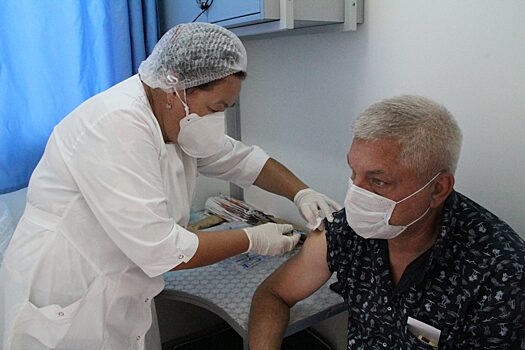 В Астрахани прививку от гриппа можно сделать в мобильном пункте