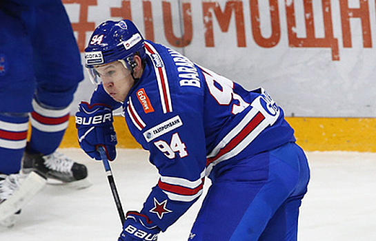 Хоккеист СКА Барабанов признался, что давно хотел попробовать забить из-за ворот