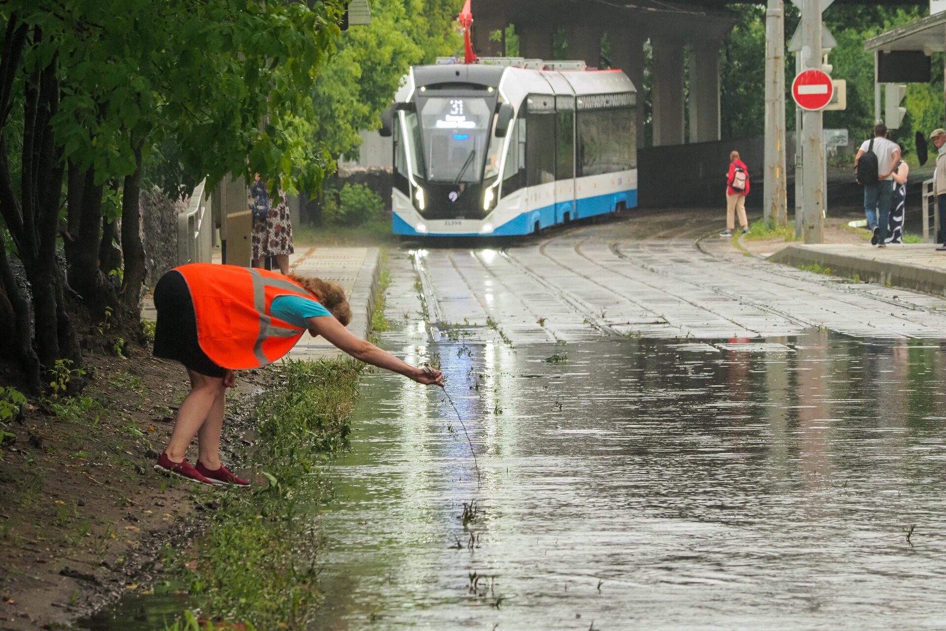 Ливень в Москве