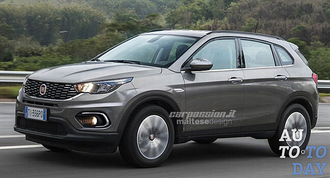 Кроссовер Fiat Freemont следующего поколения показан в стилистике Jeep Compass