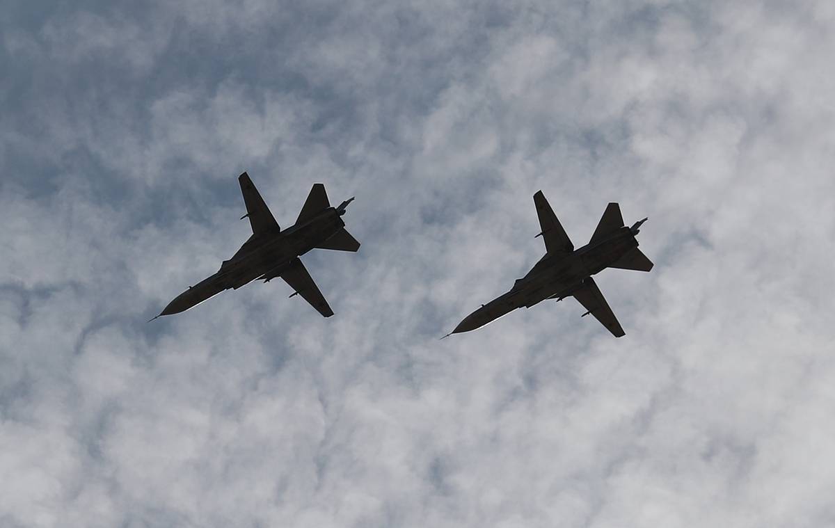 Использование Россией старых Су-24М и Су-27 над Балтикой объяснили