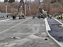 Ремонт моста через реку Ельцовку-2 на Сухарной в Новосибирске приближается к финалу