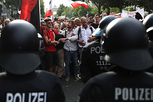 В профсоюзе немецкой полиции назвали конспирологией причастность РФ к протестам