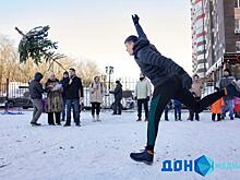 Фото: в Ростове прошел чемпионат по метанию елок