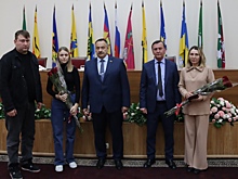 Государственные награды участникам СВО вручили их родным в Выселковском районе