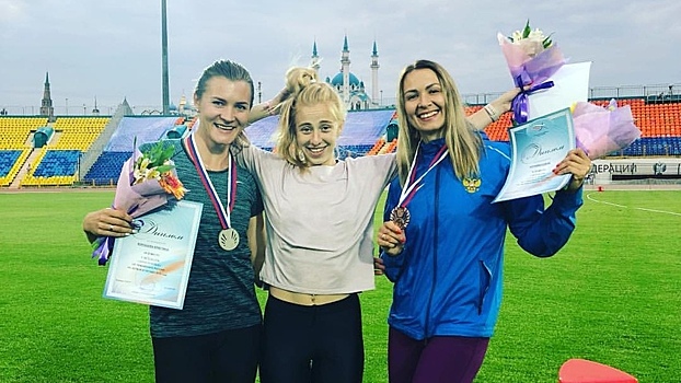 Две медали привезла вологодская спортсменка с легкоатлетических состязаний в Казани