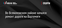 Во Всеволожском районе начался ремонт дороги на Вартемяги