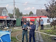 В Подмосковье двое детей погибли при пожаре в частном доме