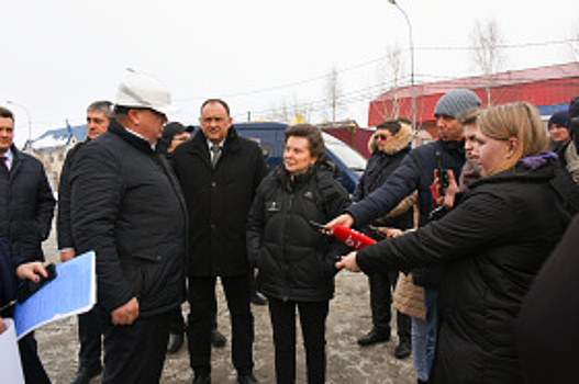 Наталья Комарова оценила ход строительства объектов в Ханты-Мансийске