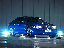 Видео: танец BMW M5 между «живых» конусов